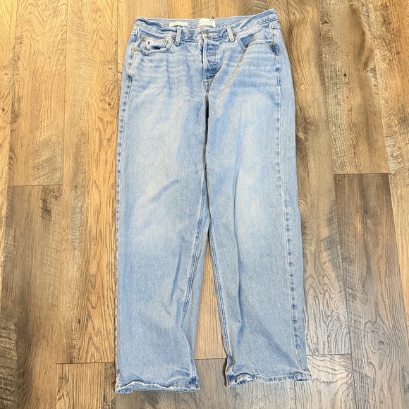 Universal thread Denim - Mid Rise Boyfriend baggy denim jeans 100% cotton jeans natural fibers bottoms